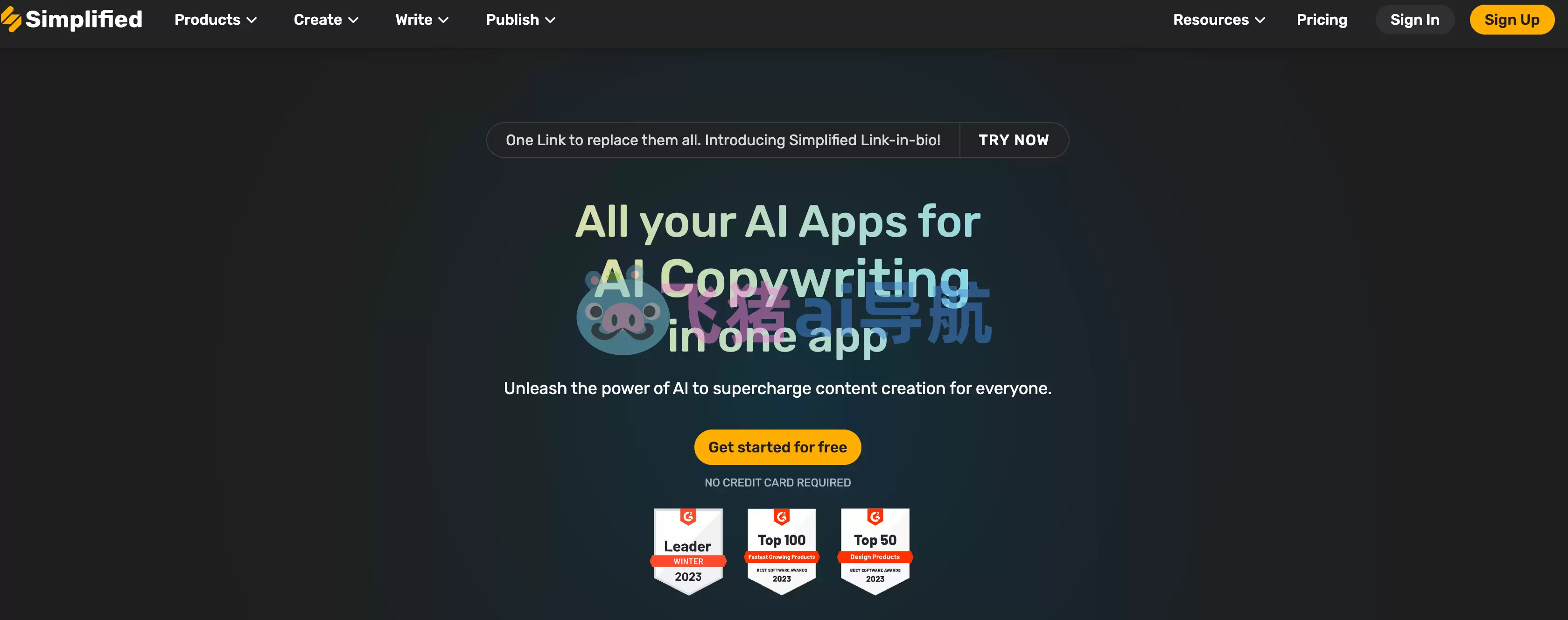 simplified ai-simplified,全能型ai工具,ai文案写作,视频编辑,社交媒体管理,平面设计等