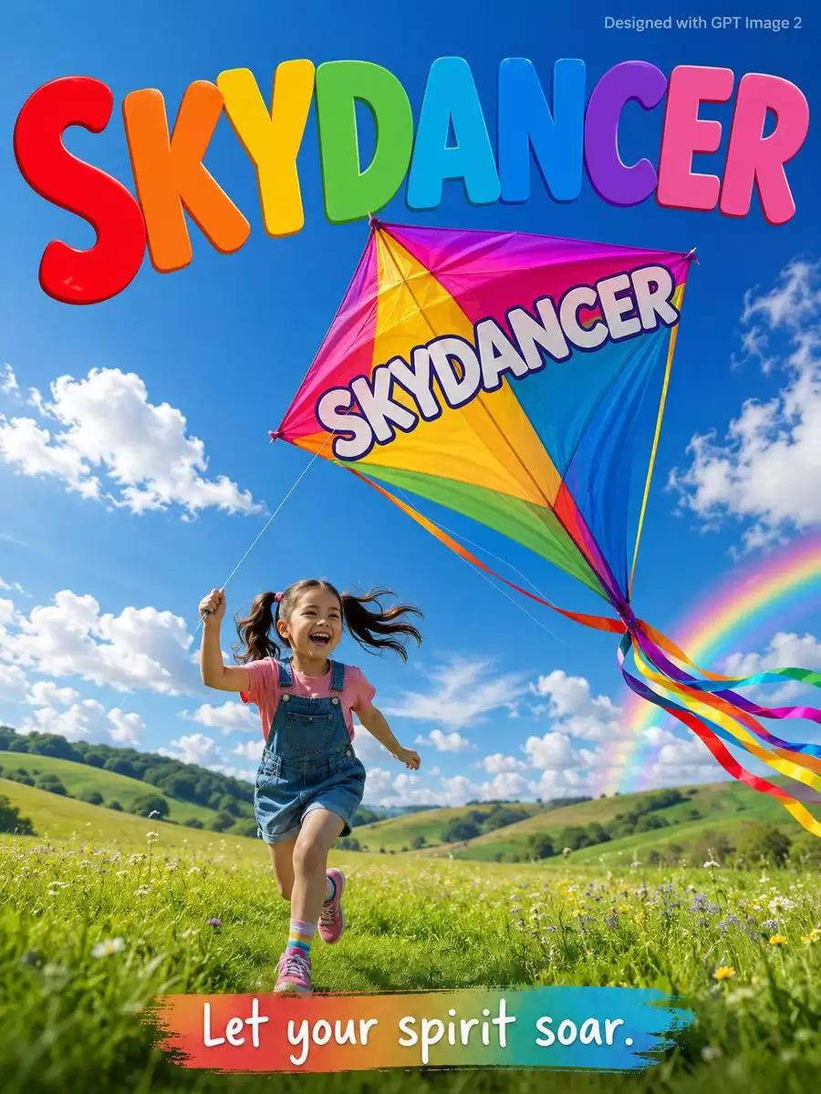 Skydancer 风筝广告海报