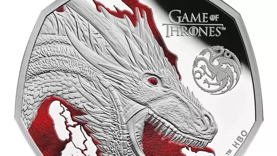 权力的游戏凛冬将至 登陆 HBO 已 15 周年：英国官方发行纪念币庆贺