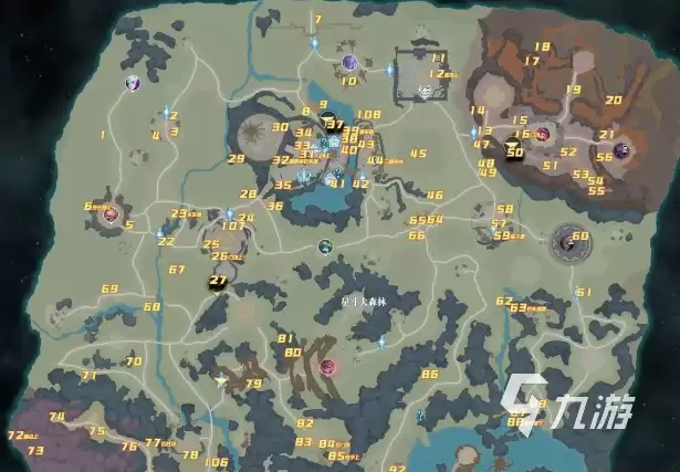 斗罗大陆猎魂世界星斗森林全地图探索指南：隐藏区域 资源点与Boss刷新位置