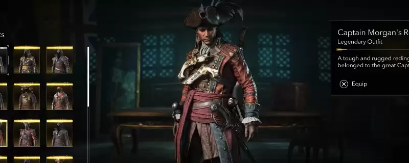 刺客信条：黑旗 记忆重置 全传奇服装获得方法介绍