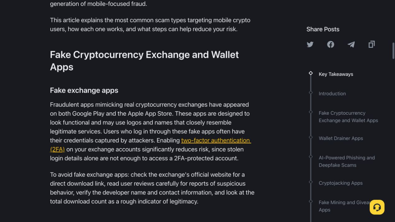 Binance Academy 官方文章说明假冒交易所应用可能出现在 Apple App Store