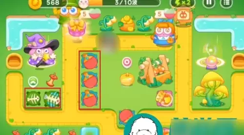 保卫萝卜4绿野奇缘40关通关步骤3
