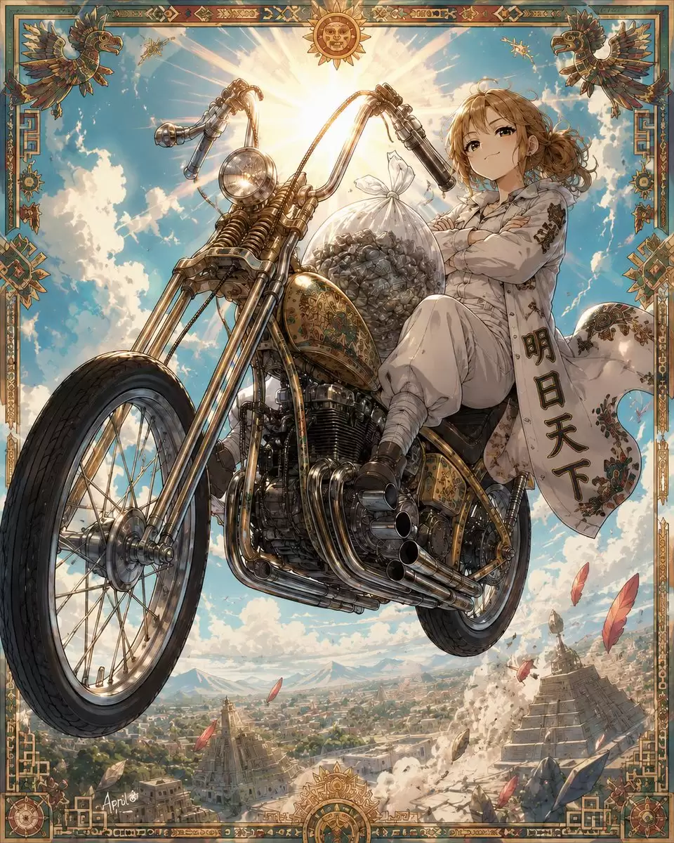 古城内 Skyborne 动漫机车少女