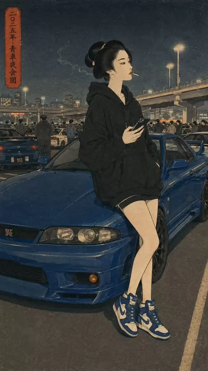 1990 年代漫画风新复古街景