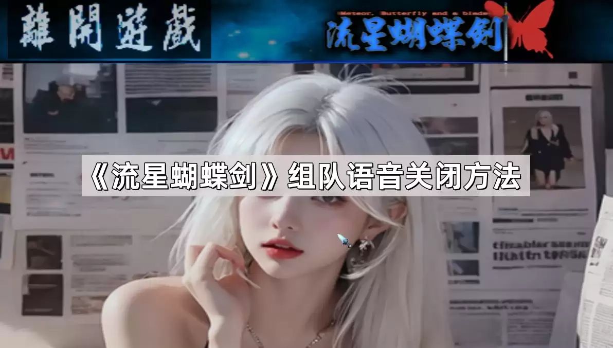 流星蝴蝶剑组队语音关闭方式