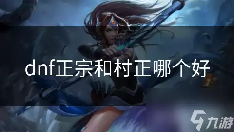 dnf正宗与村正哪个好