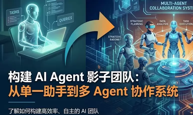 打造 AI Agent 影子团队：从单一助手到多 Agent 协作系统