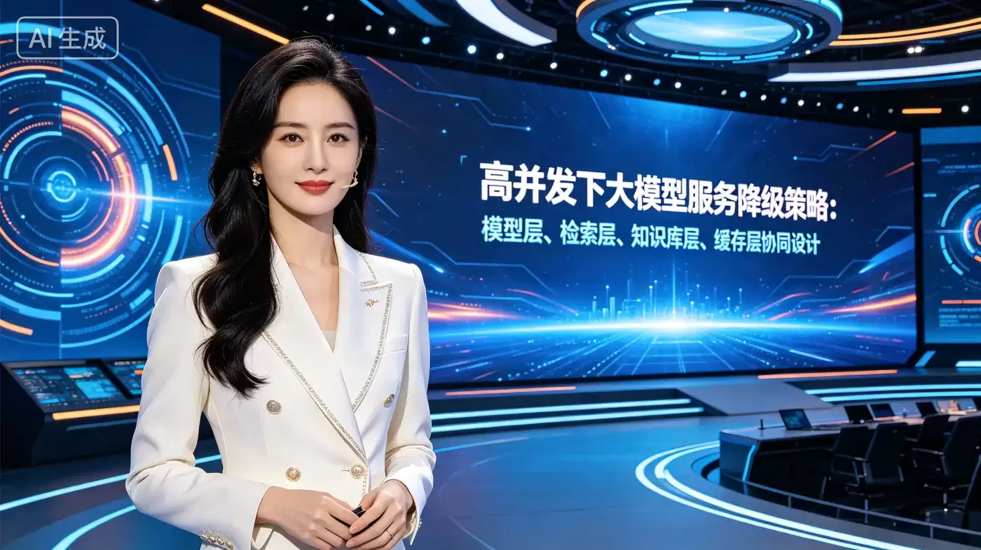 高并发下大模型服务降级策略：模型层 检索层 知识库层 缓存层协同设计173