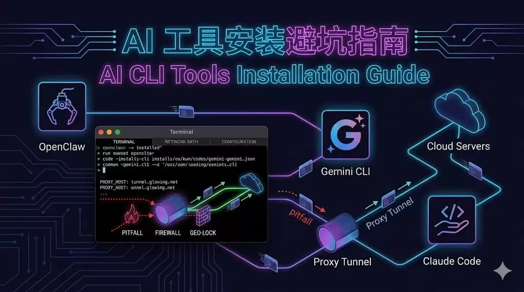 macOS平台AI CLI工具安装与配置避坑指南：OpenClaw/Gemini CLI/Claude Code