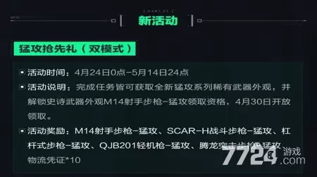 三角洲行动2026猛攻节福利总览 2026猛攻节活动日程表