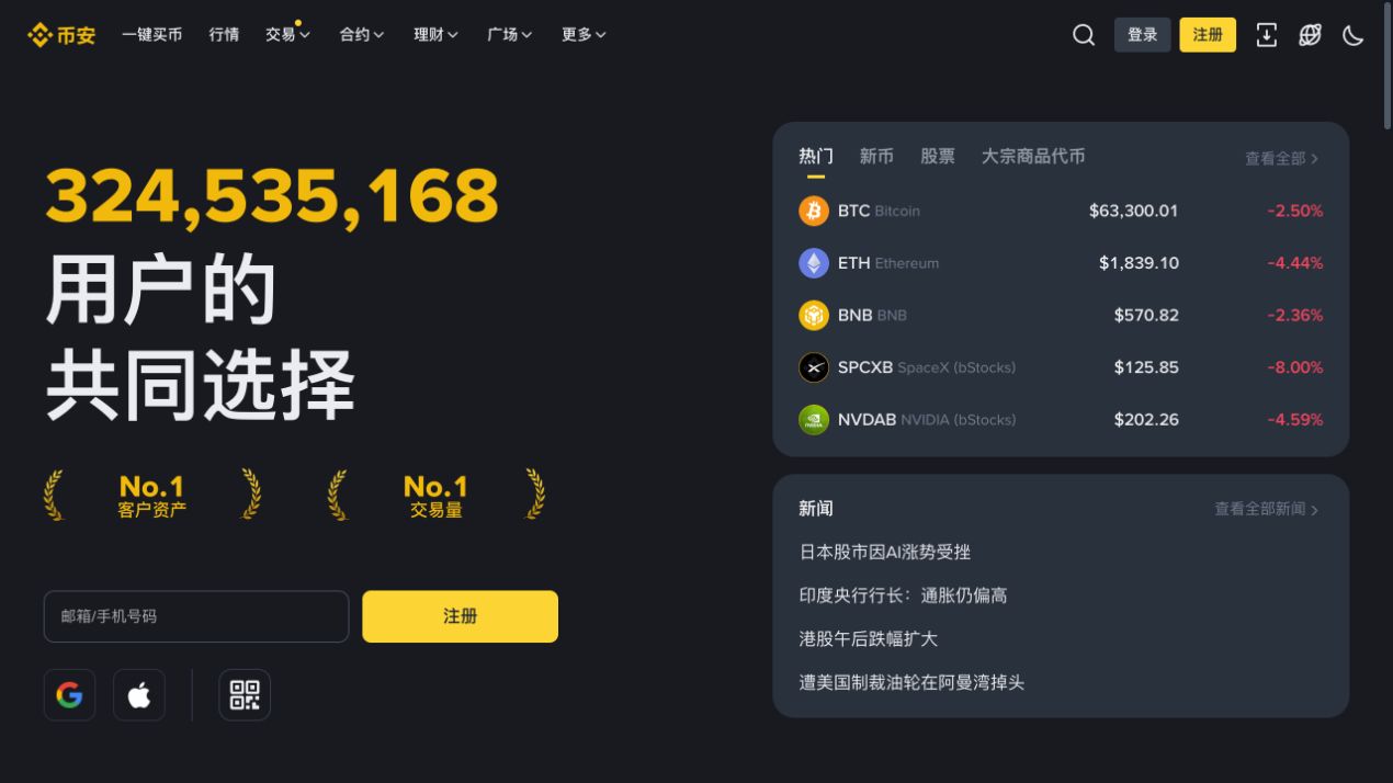 币安简体中文官网首页
