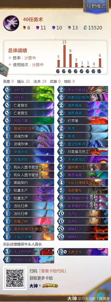 炉石传说治愈艾泽拉斯狂野模式40任务术卡组代码推荐