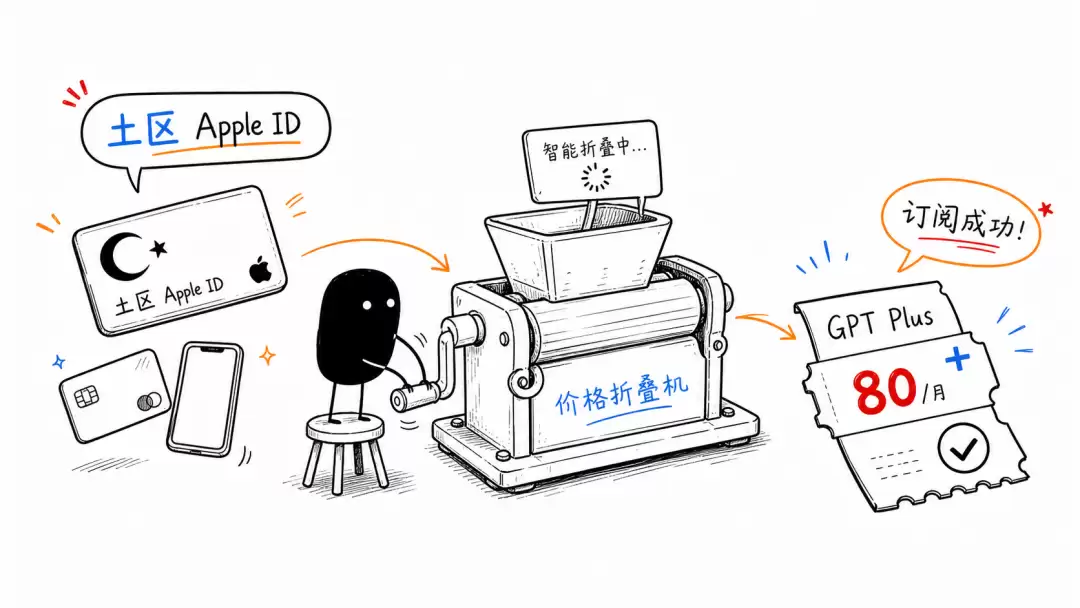 土耳其区 AppleID 开通 ChatGPT Plus 会员教程：低至80元