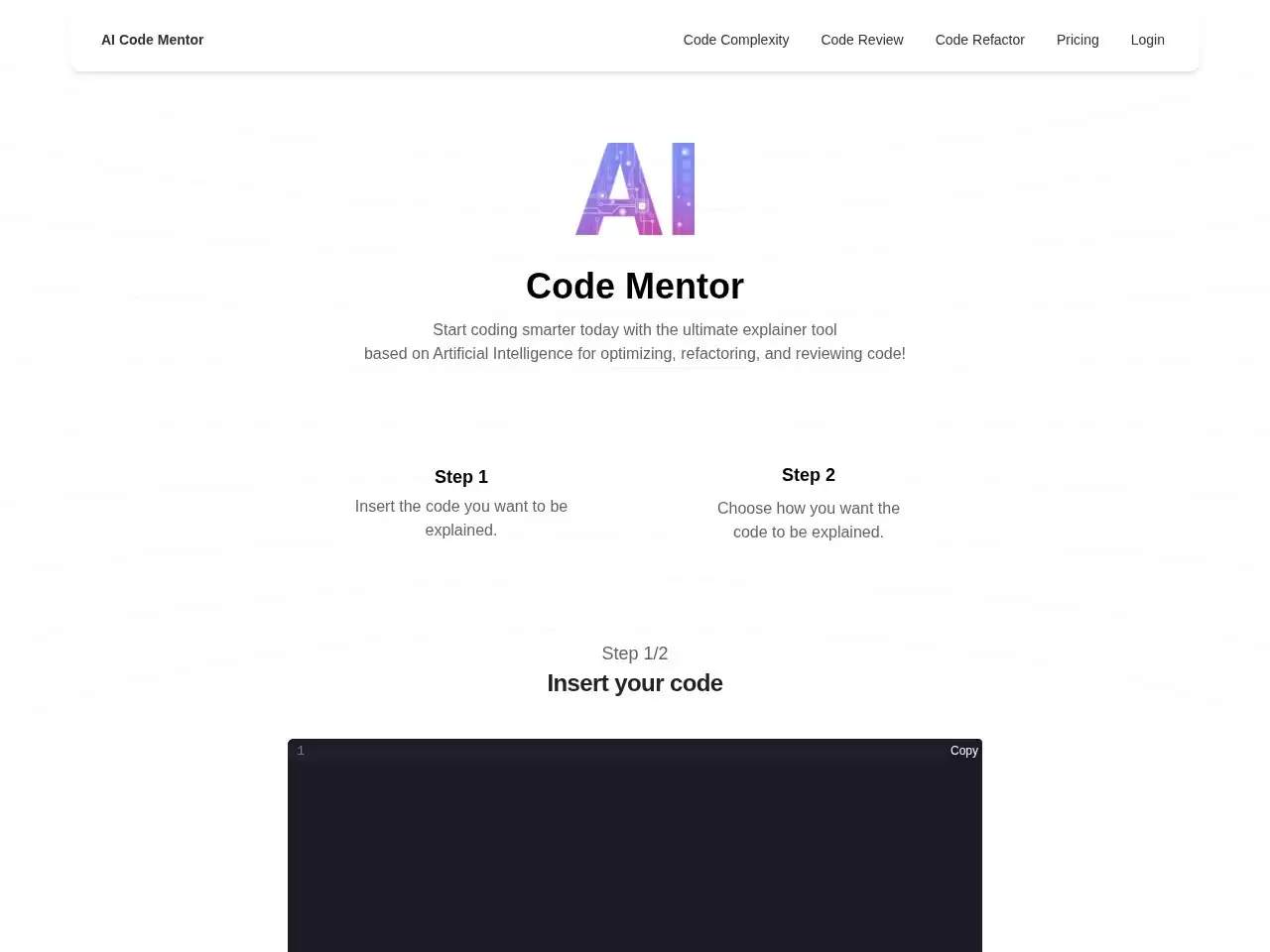 AI Code Mentor-AI Code Mentor是免费工具