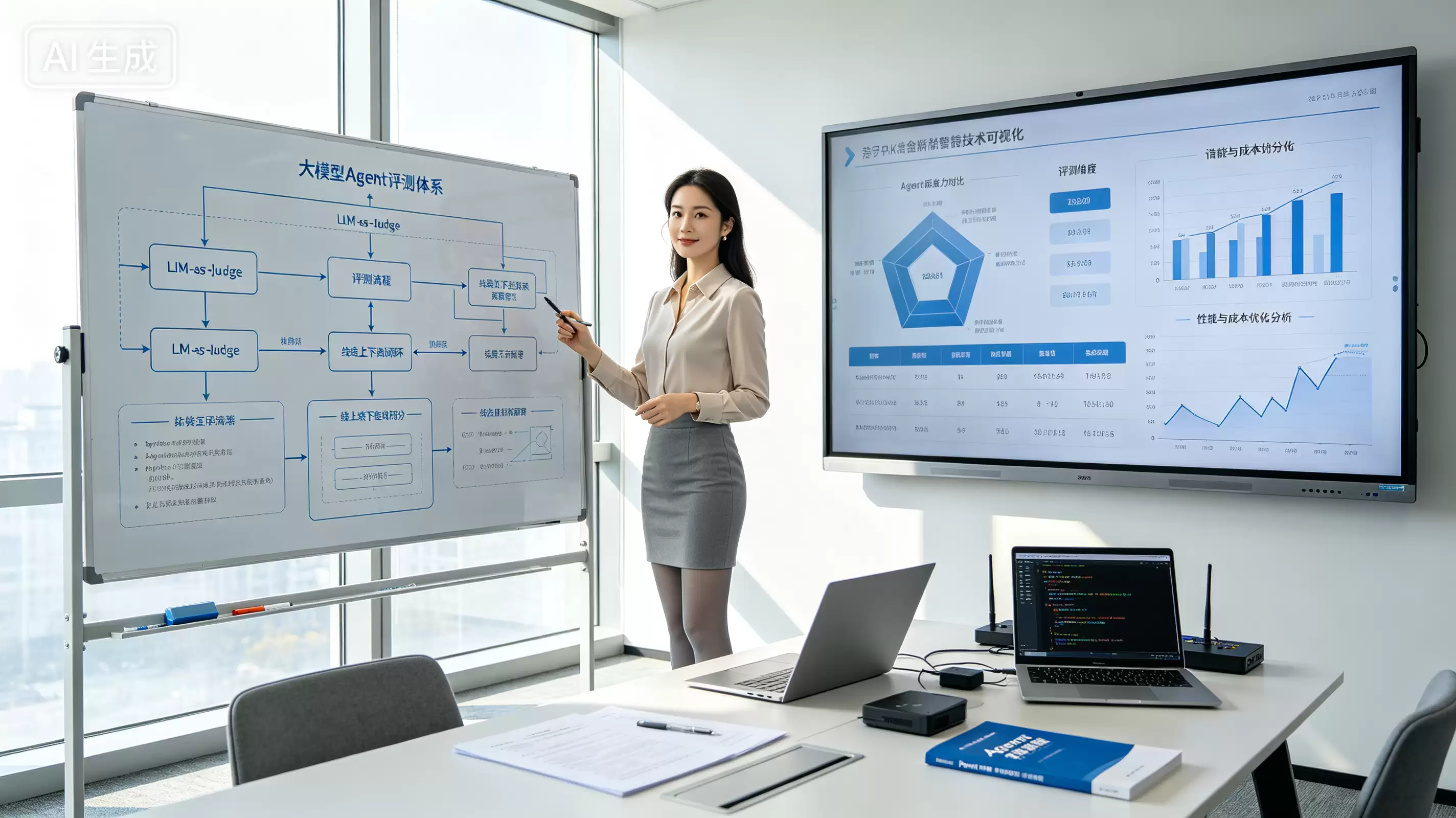AI Agent量化评估：LLM-as-Judge:人工标注:A/B测试全解:智能体多维评测实践21.0
