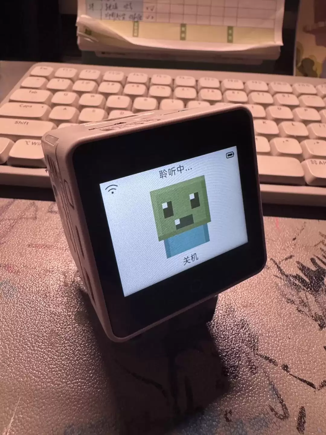 两天时间:我和 kimi k3 一起把小智"整容"了:从零烧录固件到 Minecraft 小僵尸