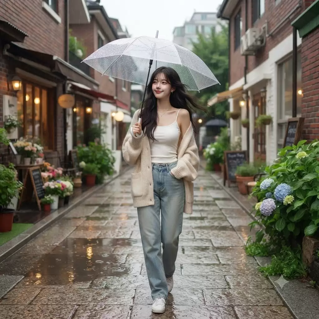 首尔雨天穿搭手册
