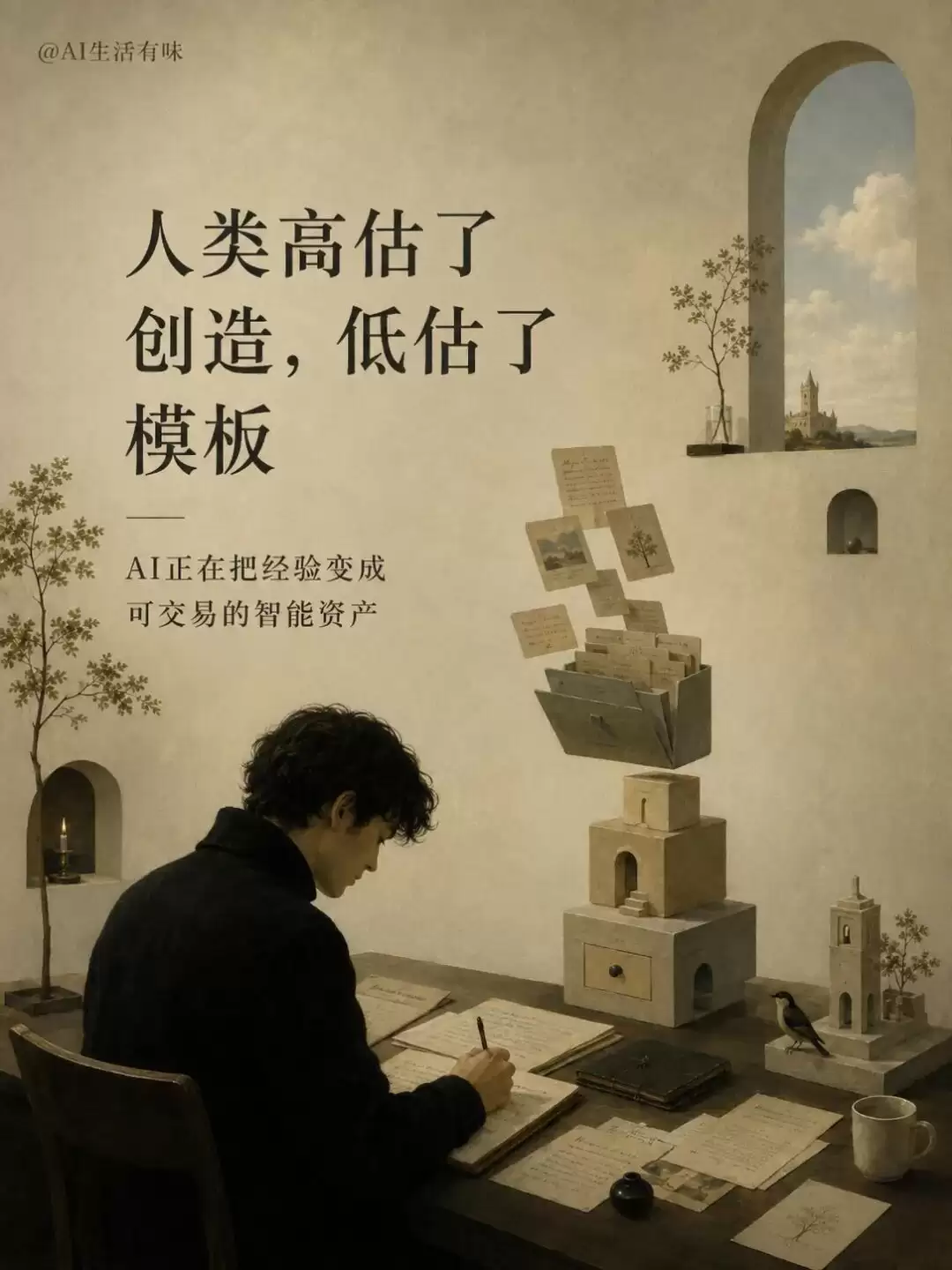 AI时代：最大的机会不是模型：而是模板