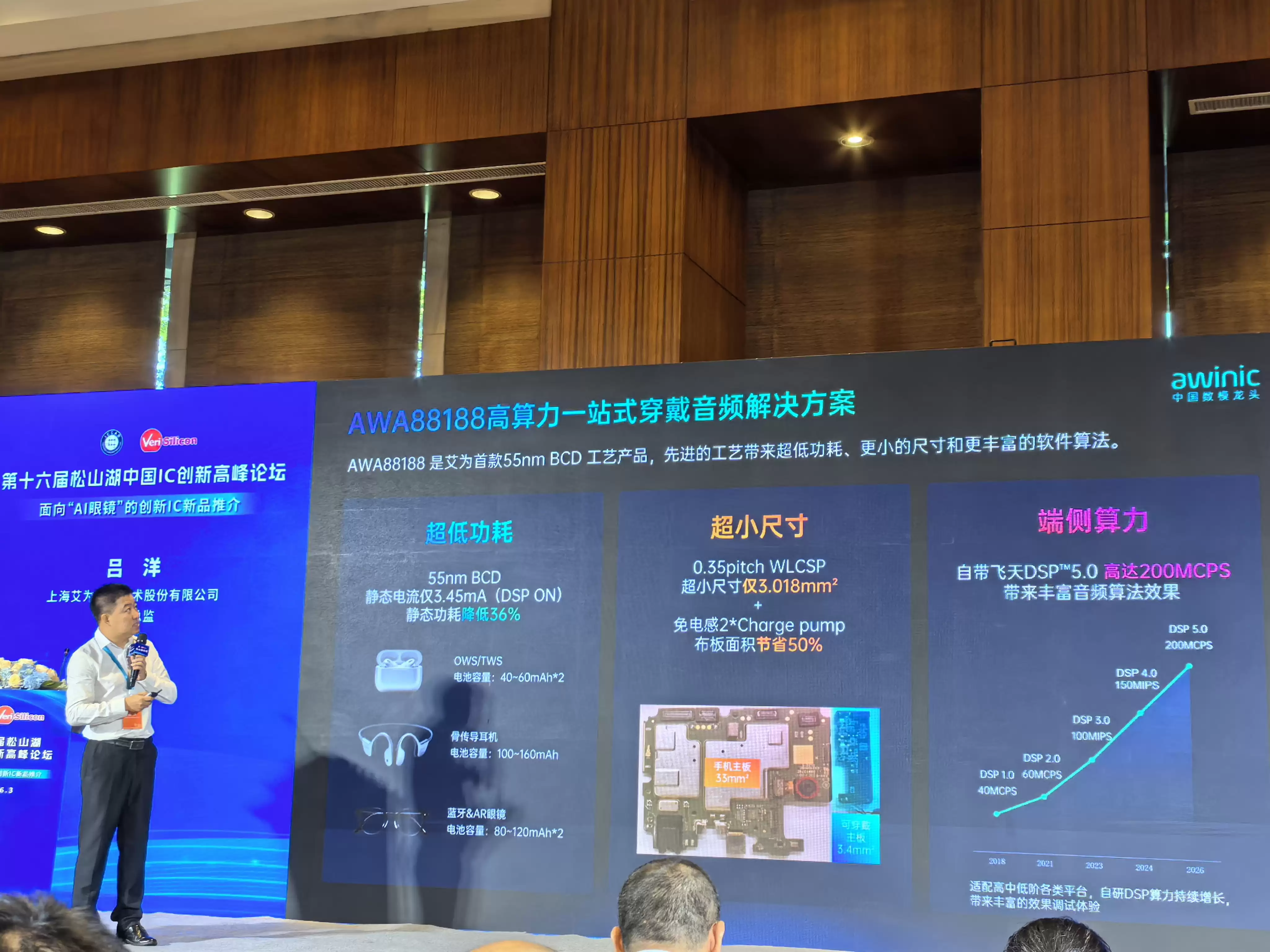 艾为电子发布AWA88188：静态功耗降低36%！精准破解AI眼镜续航痛点