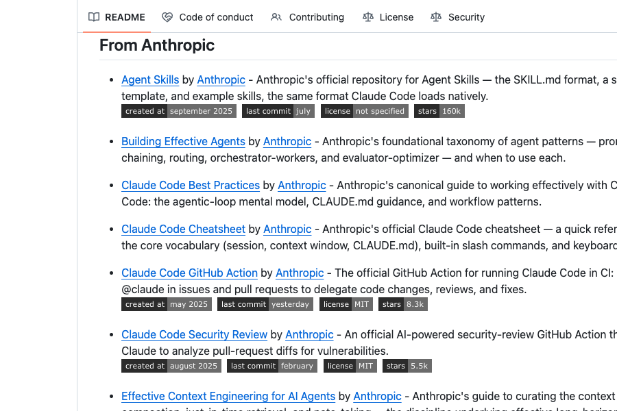 awesome-claude-code 官方入口：Claude Code Skills 和插件大全