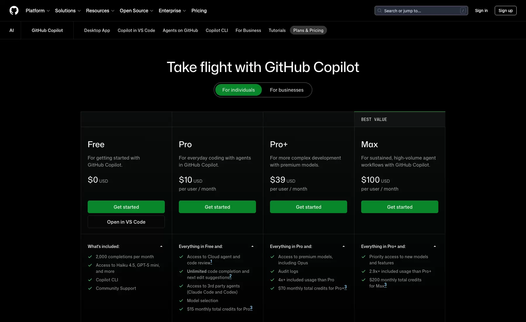 GitHub Copilot Chat 权限与订阅常见说明教程
