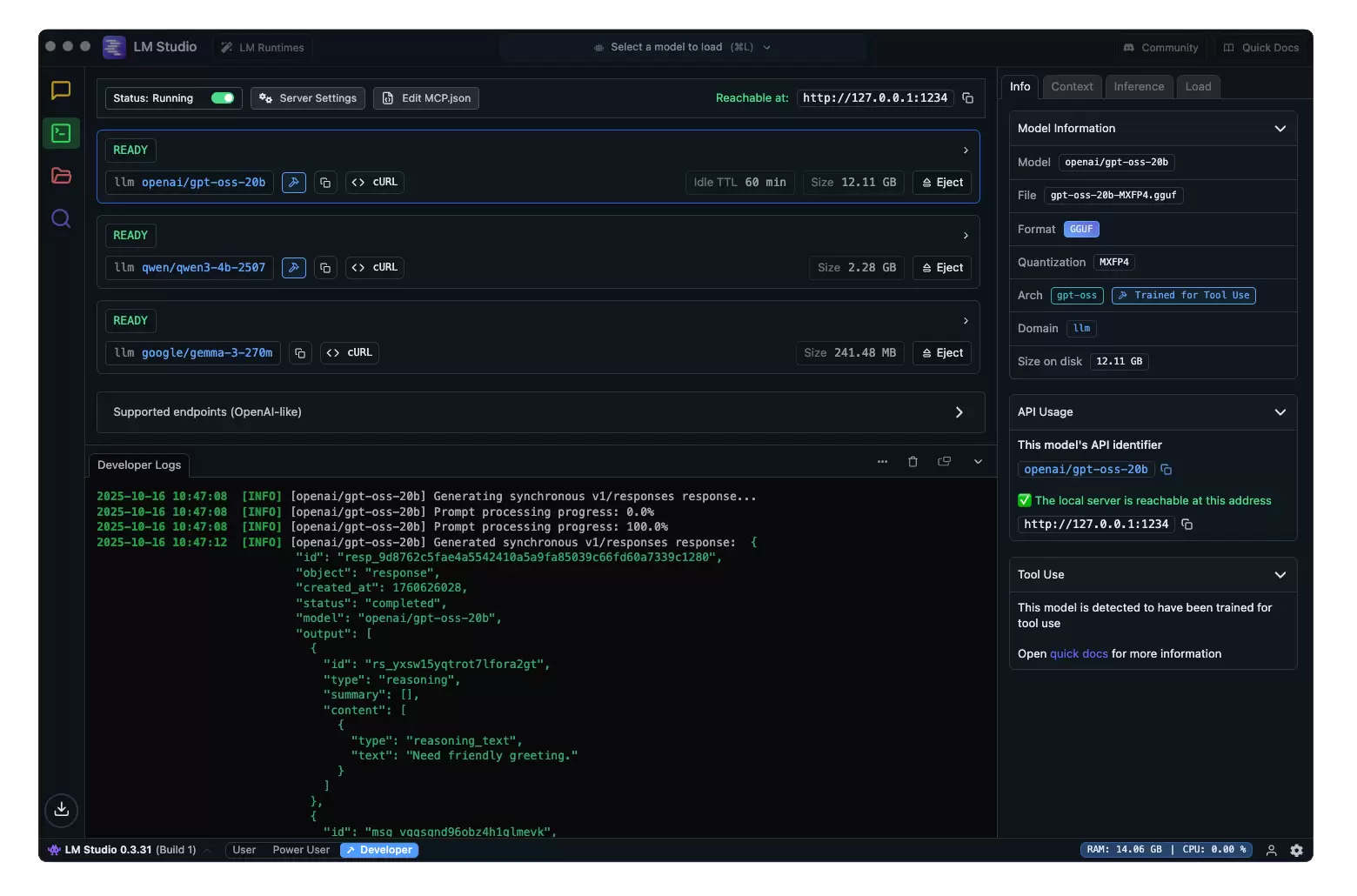 LM Studio 本地服务模式及 OpenAI 兼容接口教程