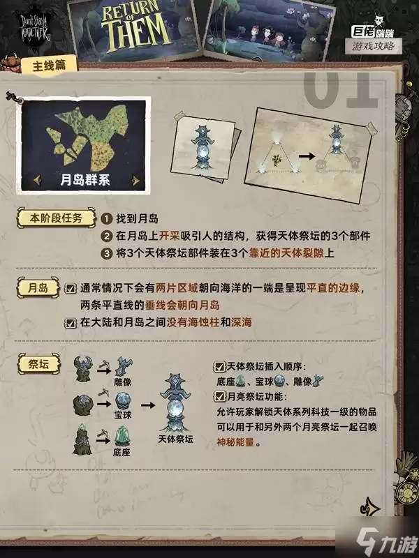 《饥荒》主线流程攻略 主线任务顺序有哪些