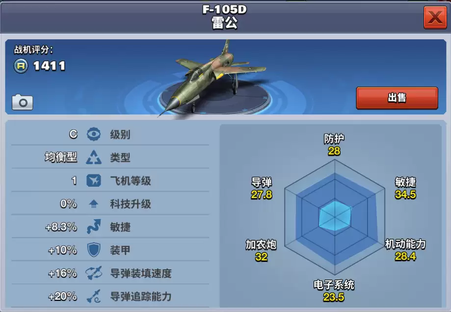 空战争锋 F-105D 雷公