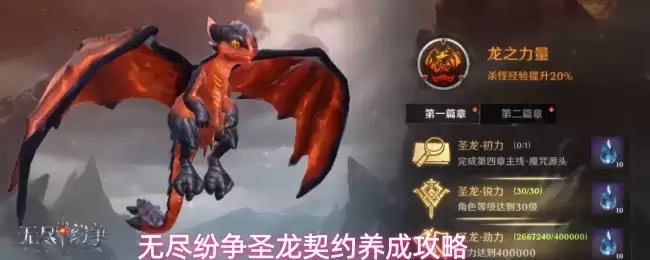 无尽纷争圣龙契约养成攻略 完整版