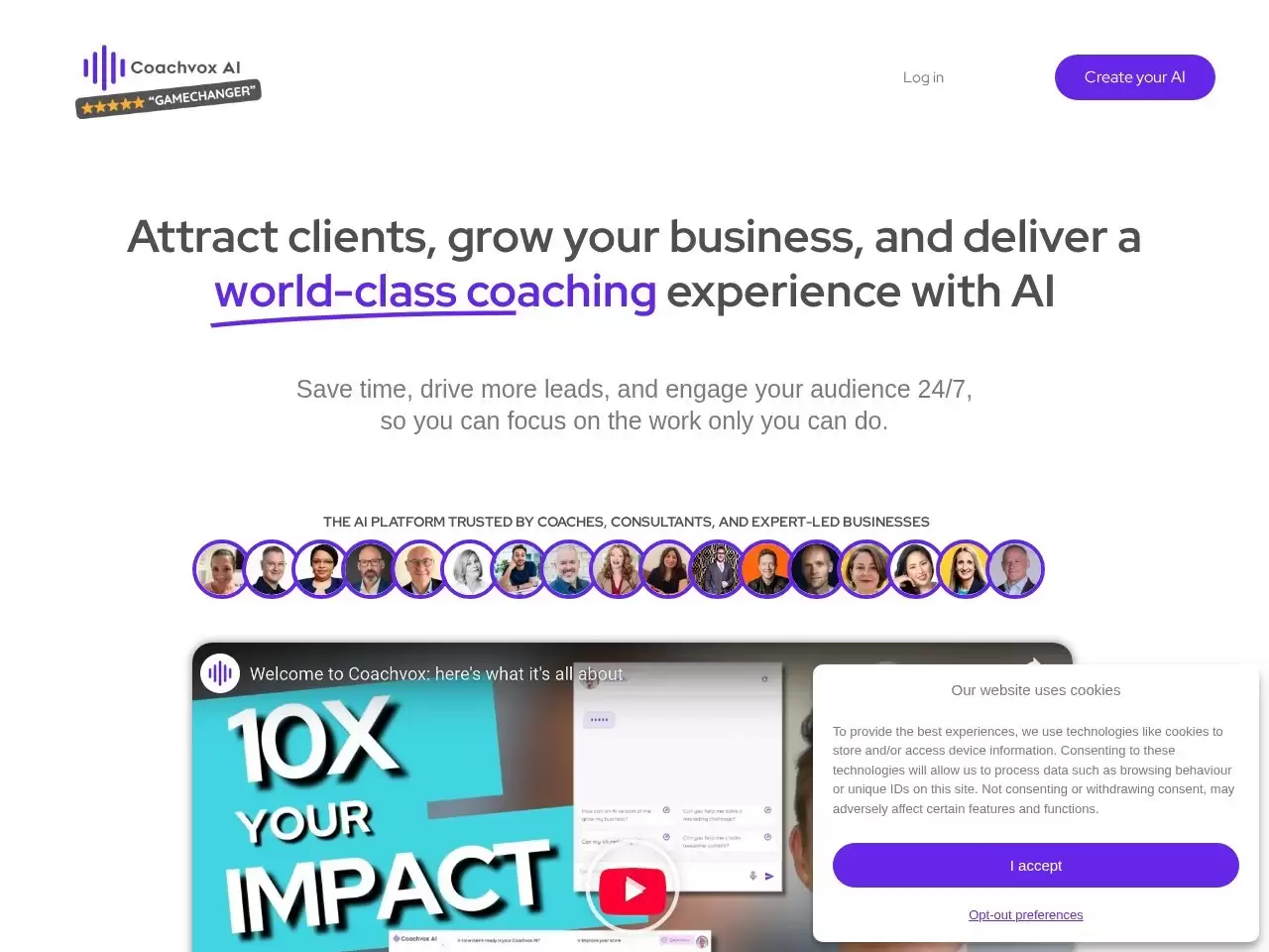 Coachvox AI-Coachvox AI是一个提供AI辅助教练及导师服务的网站