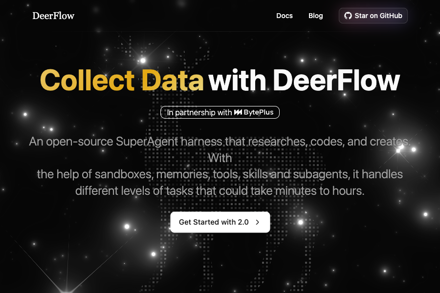 deer-flow 官方入口：字节跳动开源深度研究 Agent 下载教程