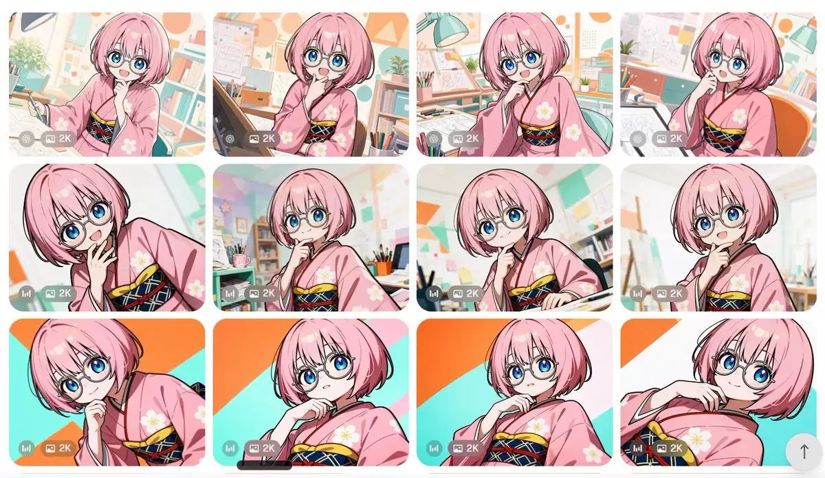 动漫少女网格生成