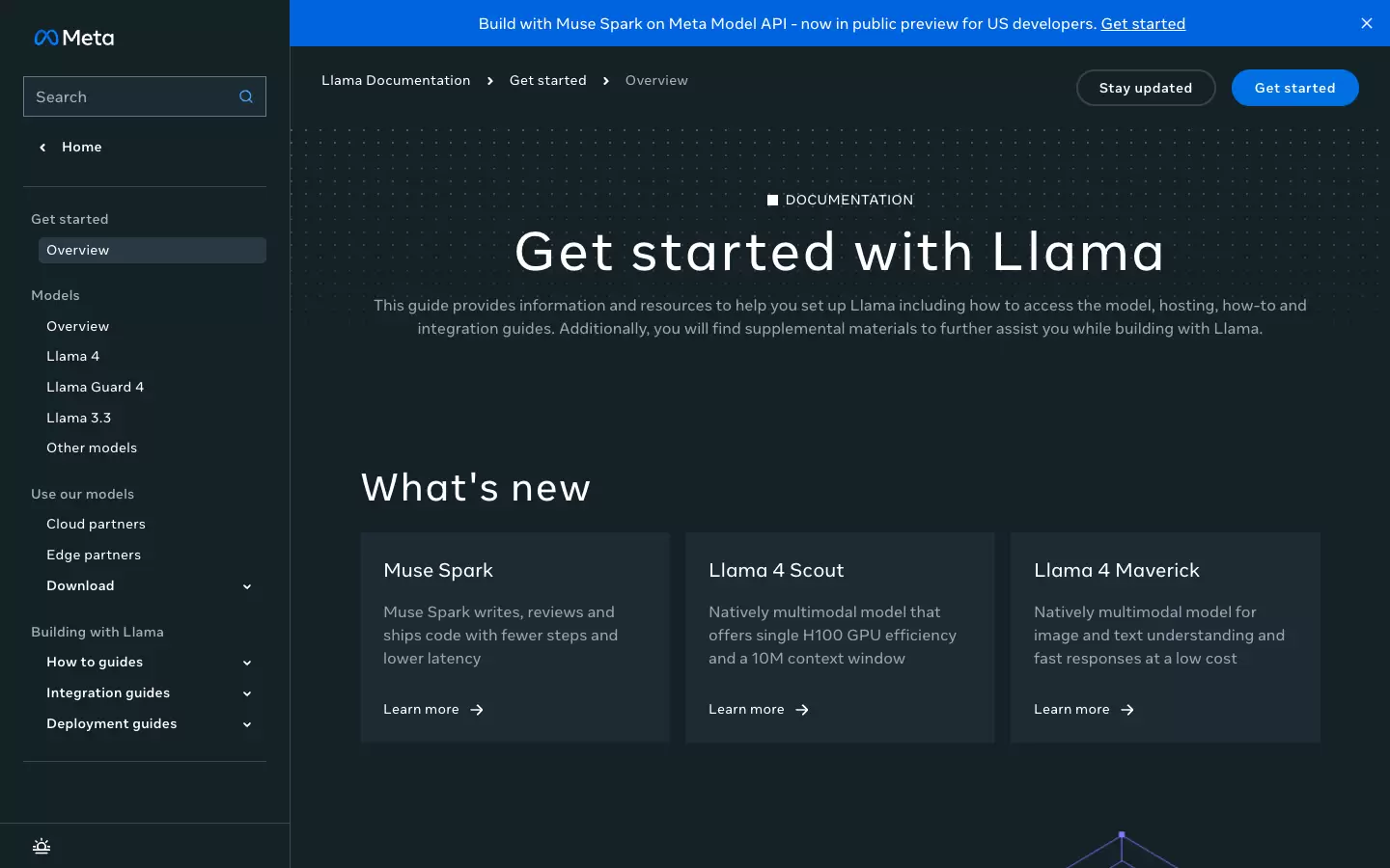 Meta Llama 开发者文档入门指南