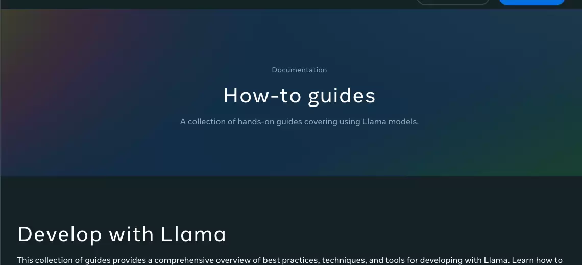 Meta Llama 官方开发指南:使用教程