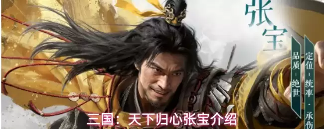 三国：天下归心介绍张宝