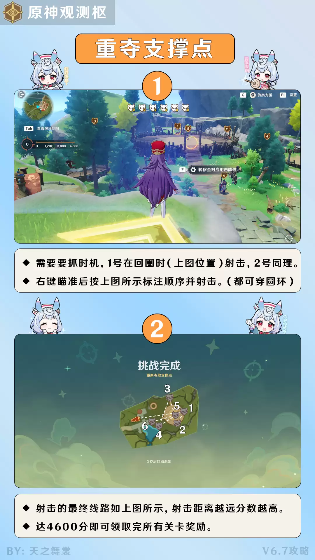 原神最终远射瞄准线攻略第五关