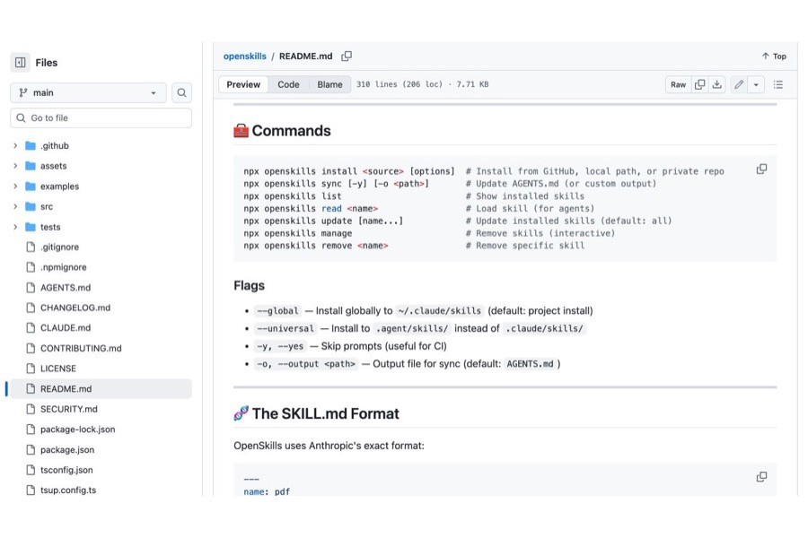 openskills 怎么安装？Claude Code/Codex 技能包加载教程