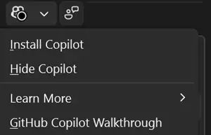 GitHub Copilot 扩展在 Visual Studio 安装教程