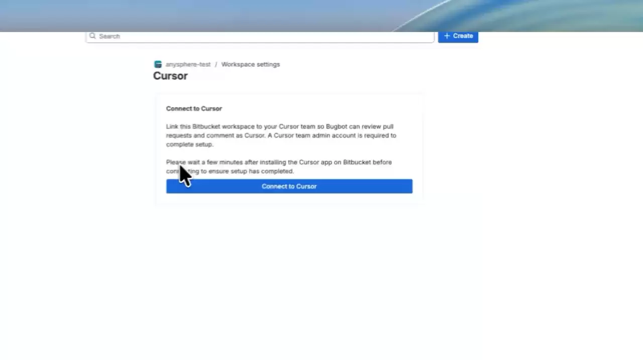 Cursor Bitbucket 集成配置步骤