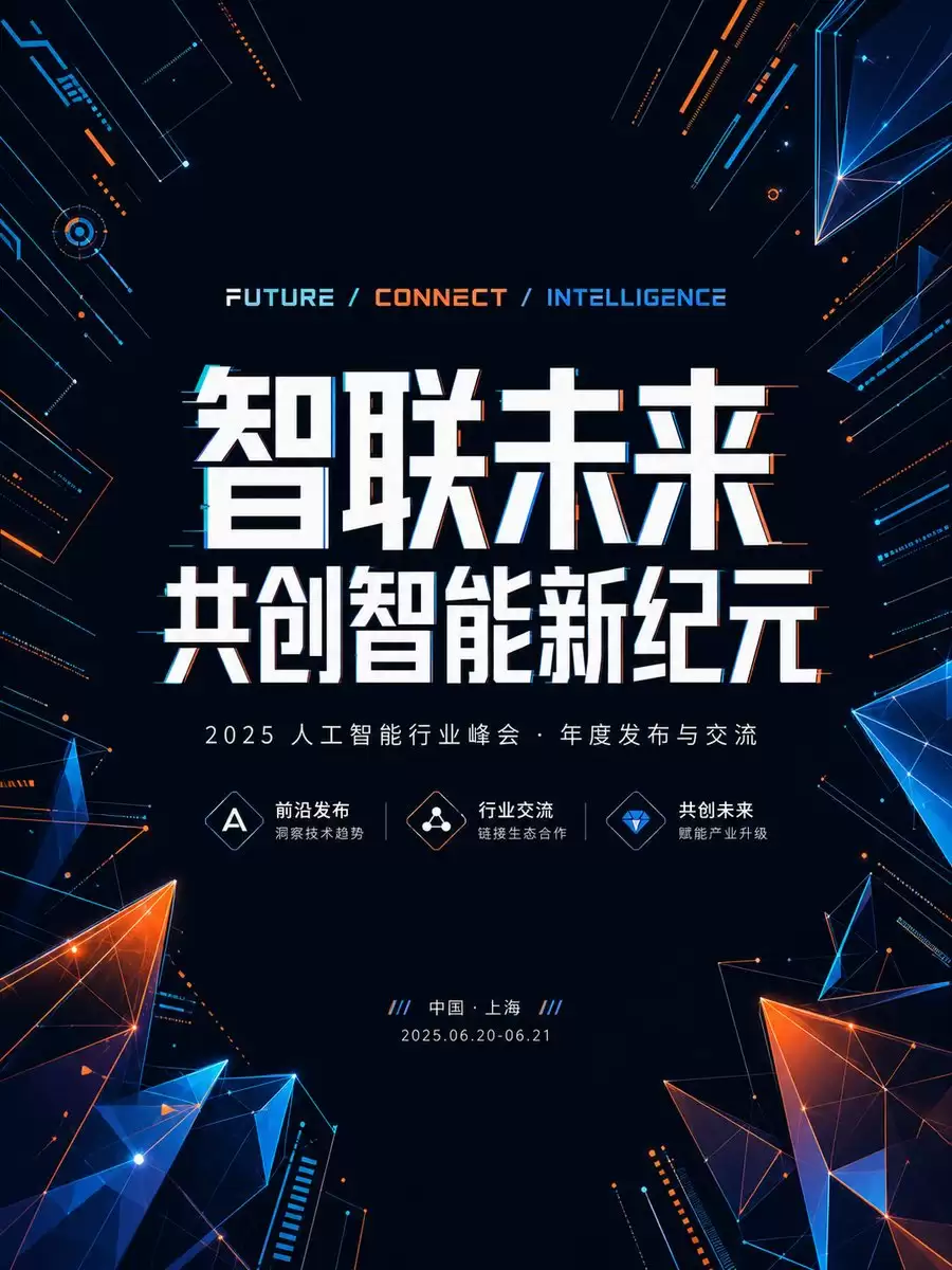 未来式 AI 峰会海报