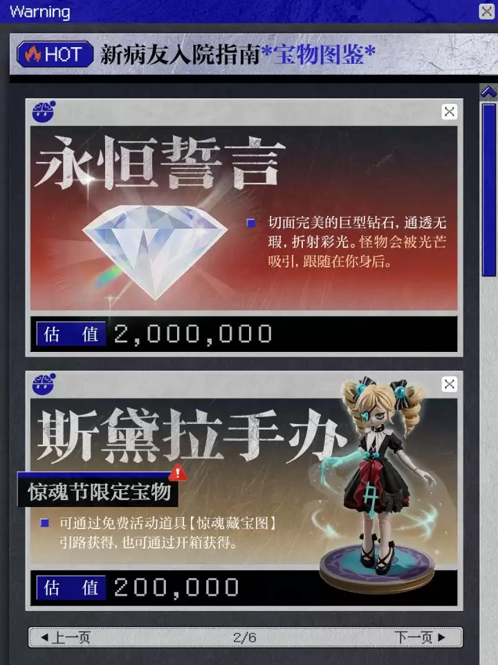 蛋仔派对怪蛋疯人院宝物介绍