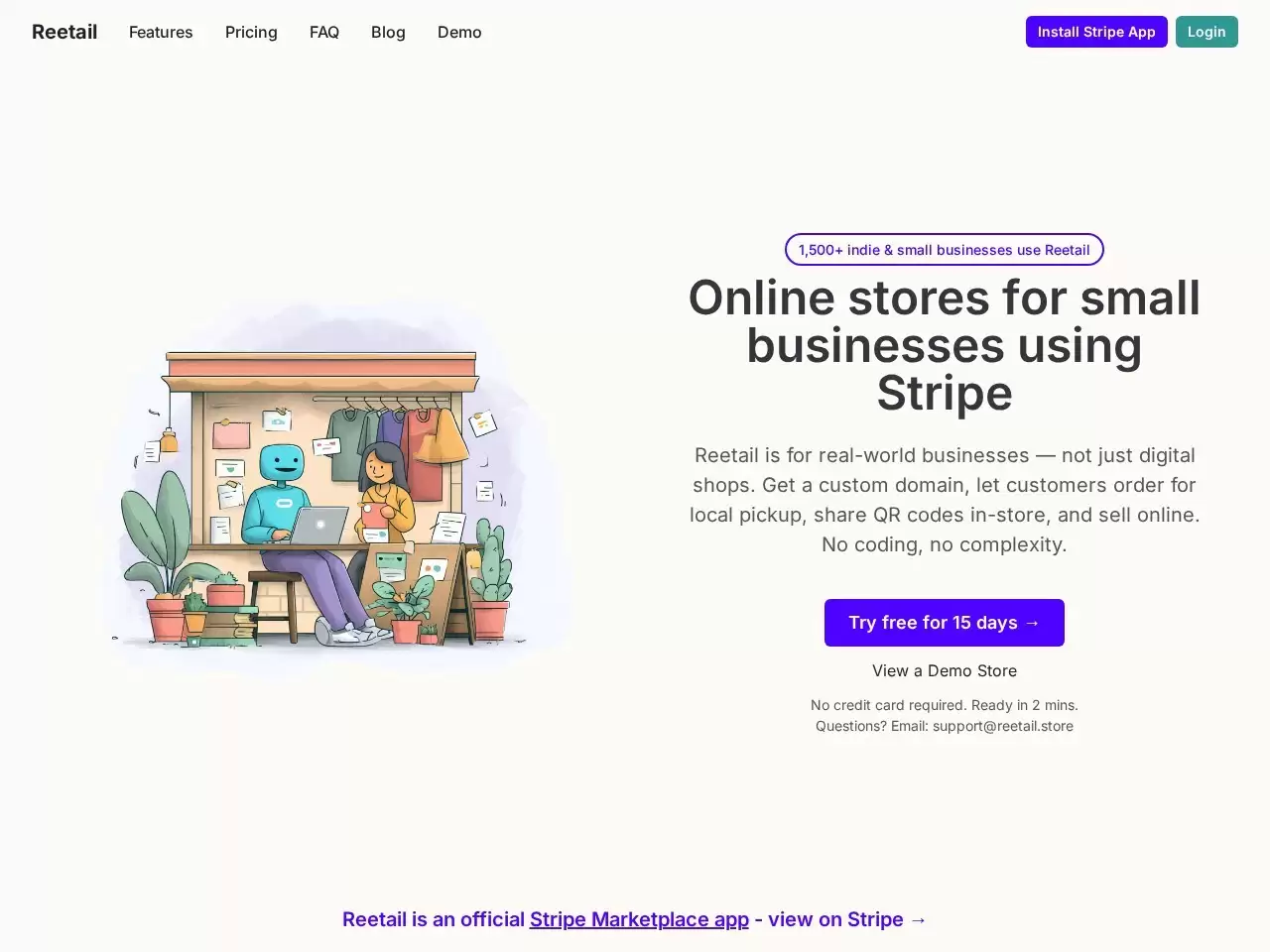 Reetail-Reetail Store是一个销售产品的在线平台