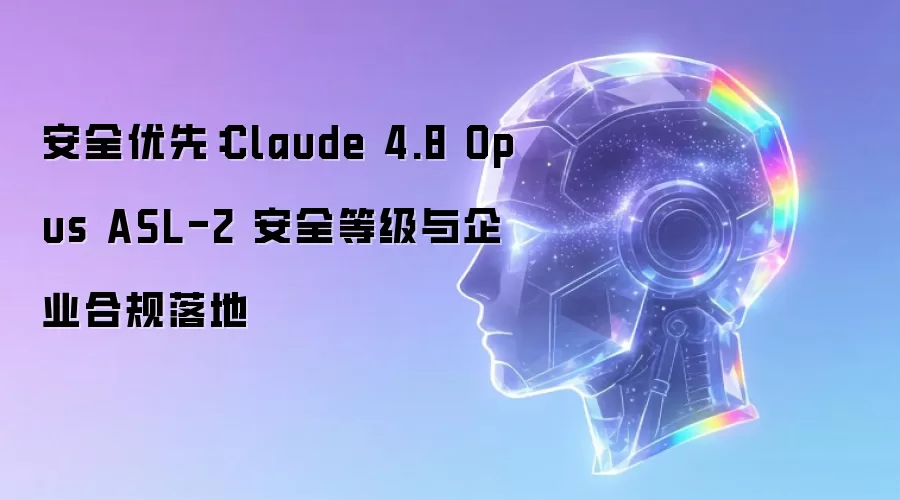 安全优先：Claude 4.8 Opus ASL-2 安全等级及企业合规落地