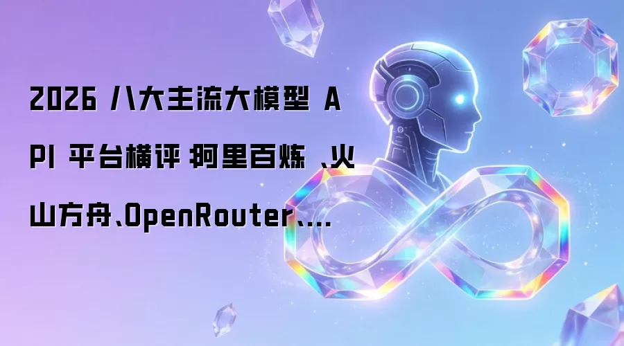 2026 八大主流大模型 API 平台横评：阿里百炼 火山方舟 OpenRouter 七牛云等