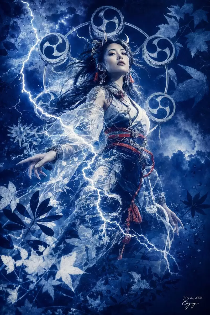 雷霆巫女画像