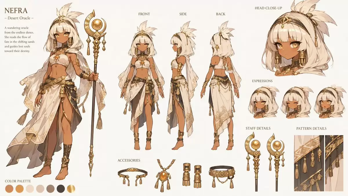 Nefra Desert Oracle - 角色设定表