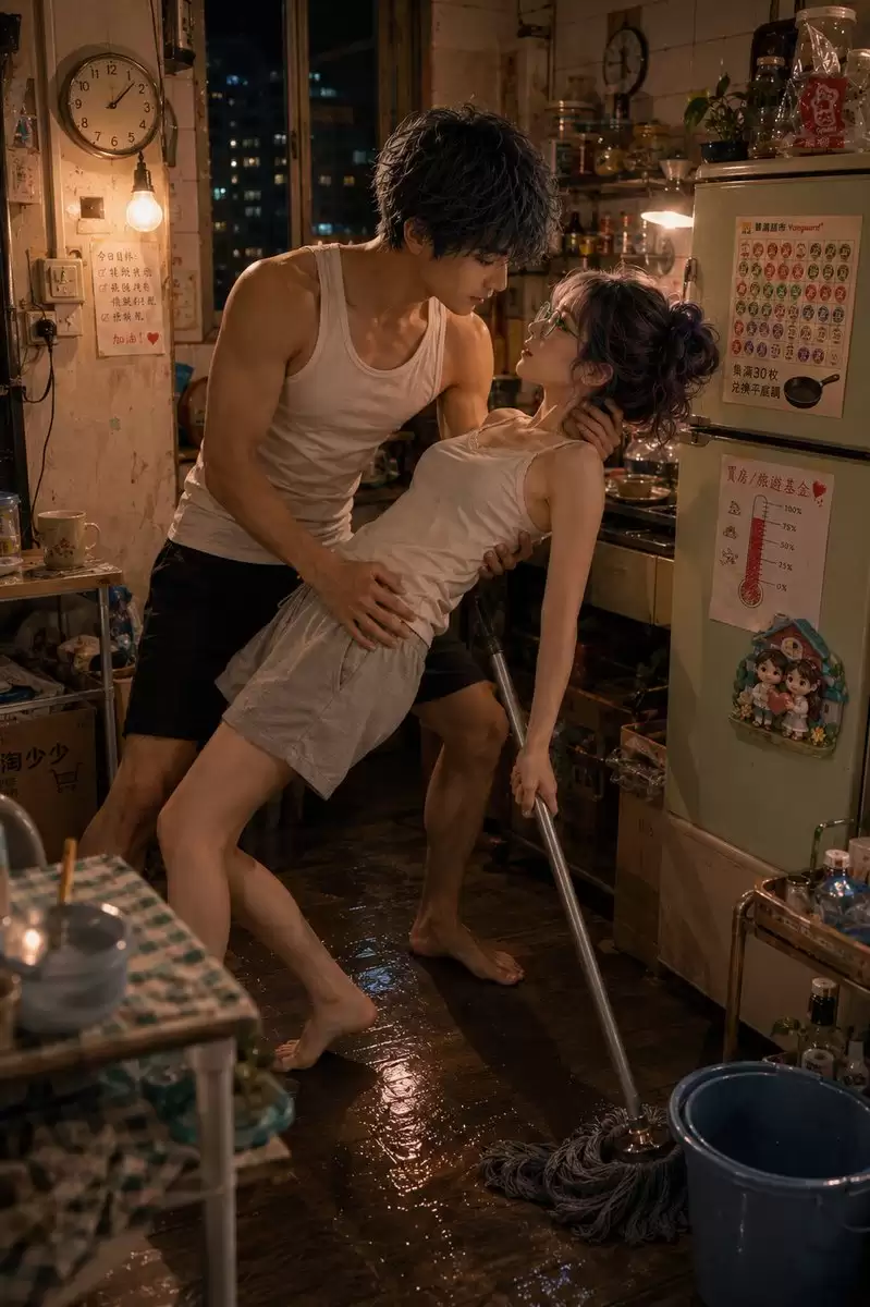 出租屋厨房里的浪漫跌倒时刻