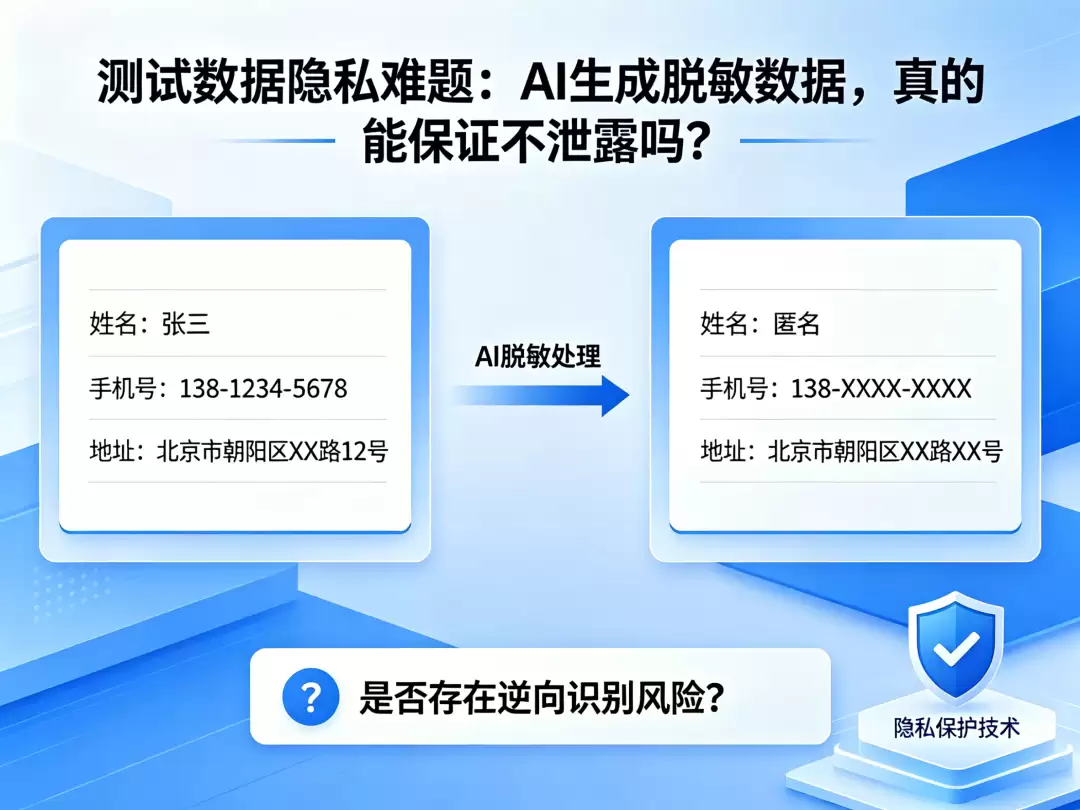 AI生成脱敏数据:真的能保证不泄露吗？