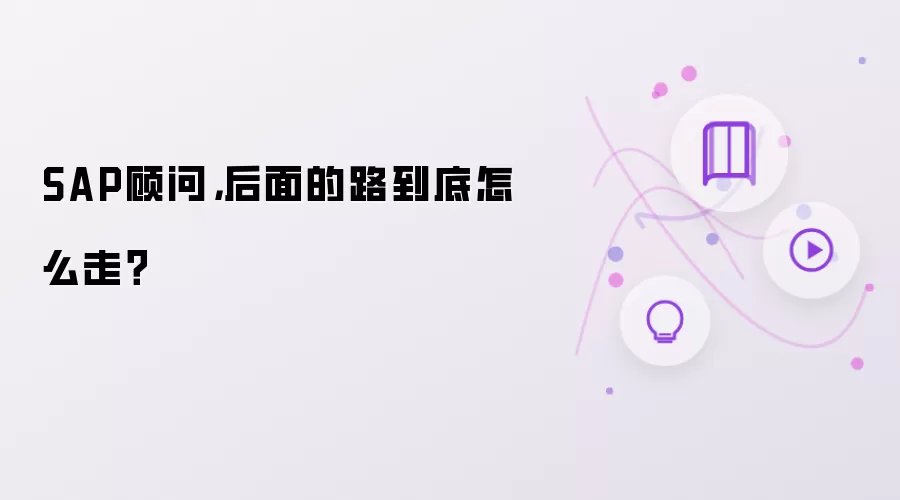 SAP顾问：后面的路到底怎么走？